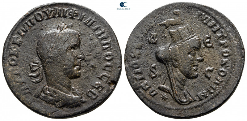 Seleucis and Pieria. Antioch. Philip II AD 247-249. 
Bronze Æ

30 mm, 10,69 g...