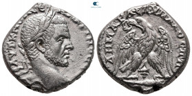 Phoenicia. Tyre. Macrinus AD 217-218. Tetradrachm AR