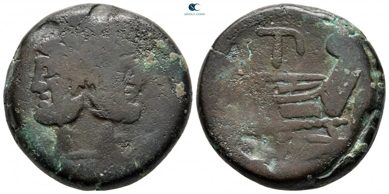 Anonymous 211 BC. Rome
As Æ

30 mm, 25,50 g



fine