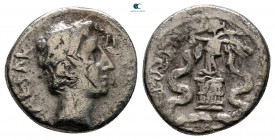 Augustus 27 BC-AD 14. Rome. Quinarius AR