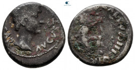 Augustus 27 BC-AD 14. Rome. Fourreé Denarius Æ