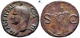 Agrippa 12 BC. Rome. As Æ