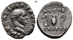 Vespasian AD 69-79. Rome. Denarius AR