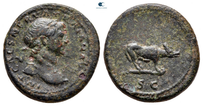 Trajan AD 98-117. Rome
Semis Æ

17 mm, 2,87 g



very fine