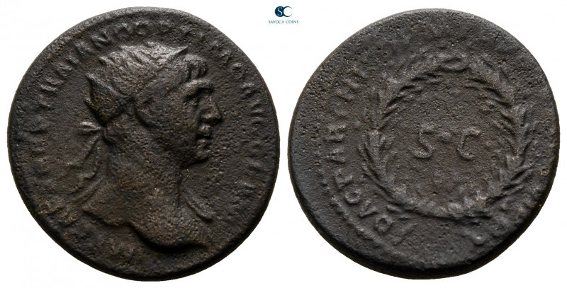 Trajan AD 98-117. Rome
Semis Æ

19 mm, 3,87 g



nearly very fine