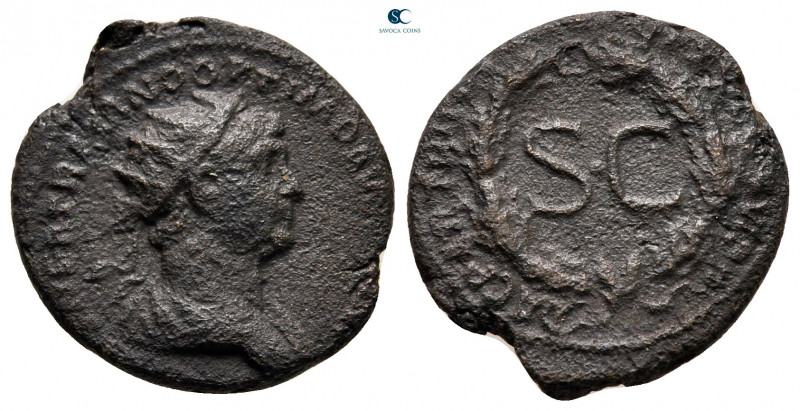 Trajan AD 98-117. Struck in Rome for circulation in the East. Rome
Semis Æ

1...