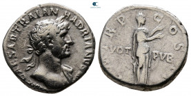 Hadrian AD 117-138. Rome. Denarius AR