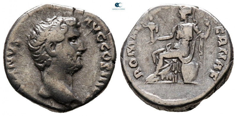 Hadrian AD 117-138. Rome
Denarius AR

17 mm, 3,17 g



nearly very fine
