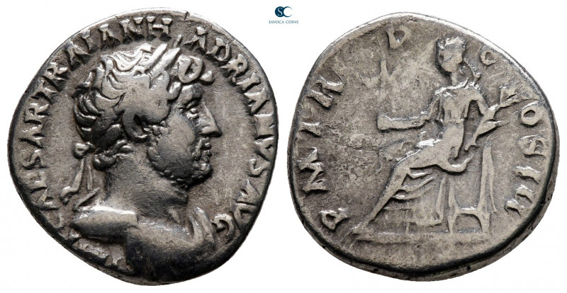 Hadrian AD 117-138. Rome
Denarius AR

18 mm, 3,23 g



nearly very fine