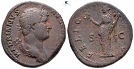 Hadrian AD 117-138. Rome. Sestertius Æ