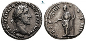 Antoninus Pius AD 138-161. Rome. Denarius AR