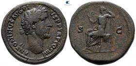 Antoninus Pius AD 138-161. Rome. Sestertius Æ