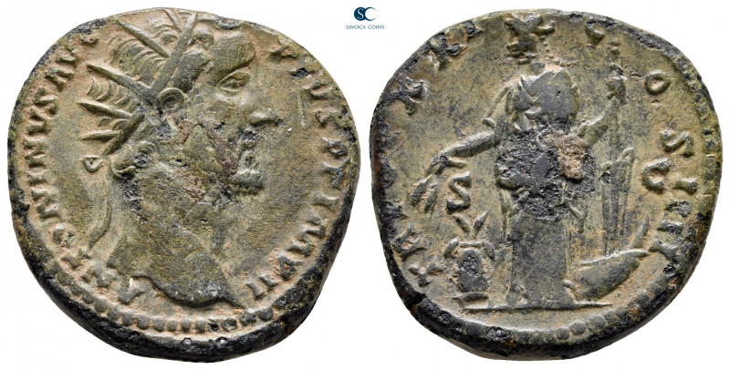 Antoninus Pius AD 138-161. Rome
Dupondius Æ

27 mm, 12,22 g



very fine
