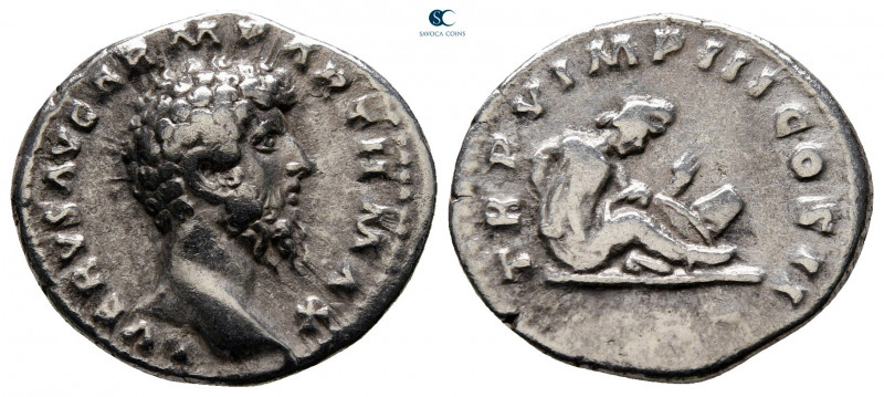 Lucius Verus AD 161-169. Rome
Denarius AR

19 mm, 3,19 g



very fine