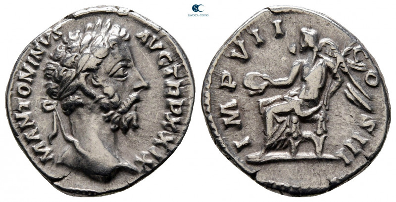 Marcus Aurelius AD 161-180. Rome
Denarius AR

18 mm, 3,54 g



very fine
