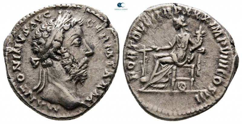 Marcus Aurelius AD 161-180. Rome
Denarius AR

19 mm, 3,40 g



very fine