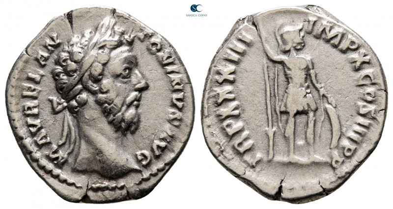 Marcus Aurelius AD 161-180. Rome
Denarius AR

19 mm, 2,73 g



very fine