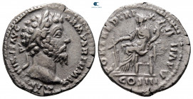 Marcus Aurelius AD 161-180. Rome. Denarius AR