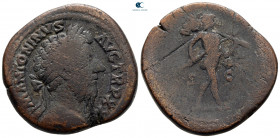 Marcus Aurelius AD 161-180. Rome. Sestertius Æ