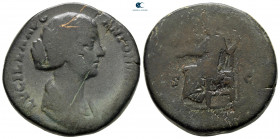 Lucilla AD 164-182. Rome. Sestertius Æ