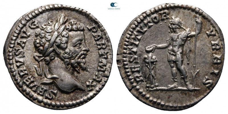 Septimius Severus AD 193-211. Rome
Denarius AR

18 mm, 2,86 g



very fin...