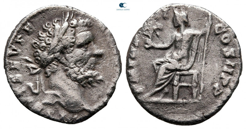 Septimius Severus AD 193-211. Rome
Denarius AR

18 mm, 2,62 g



very fin...