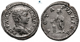 Geta, as Caesar AD 197-209. Rome. Denarius AR