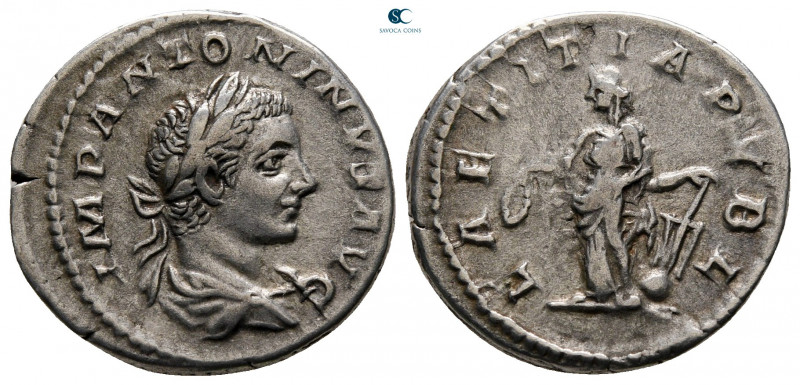 Elagabal AD 218-222. Rome
Denarius AR

20 mm, 2,92 g



very fine