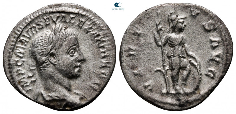 Severus Alexander AD 222-235. Rome
Denarius AR

20 mm, 2,50 g



very fin...