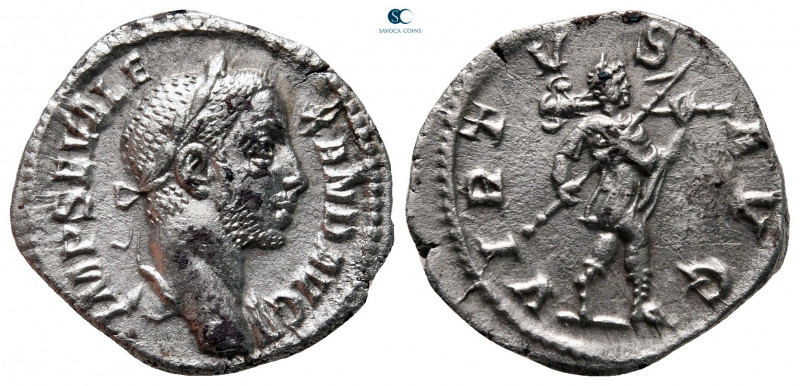 Severus Alexander AD 222-235. Rome
Denarius AR

20 mm, 2,87 g



very fin...