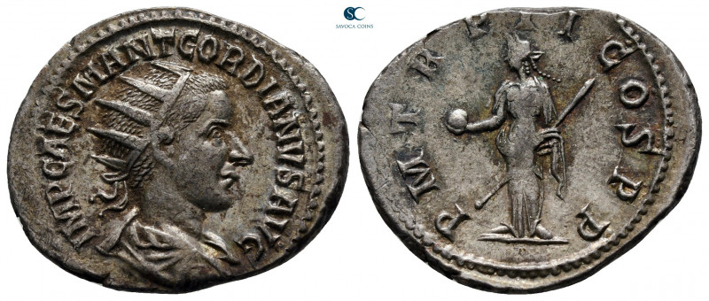 Gordian III AD 238-244. Antioch
Antoninianus AR

24 mm, 4,05 g



very fi...