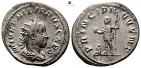 Philip II, as Caesar AD 244-246. Rome. Antoninianus AR