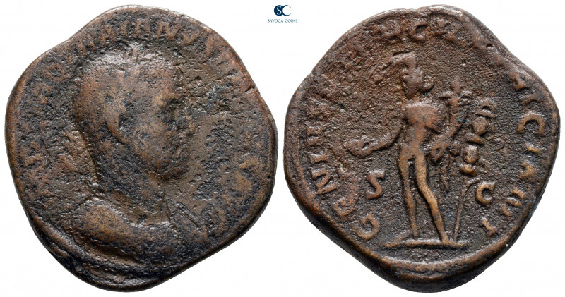 Trajan Decius AD 249-251. Rome
Sestertius Æ

31 mm, 20,02 g



fine