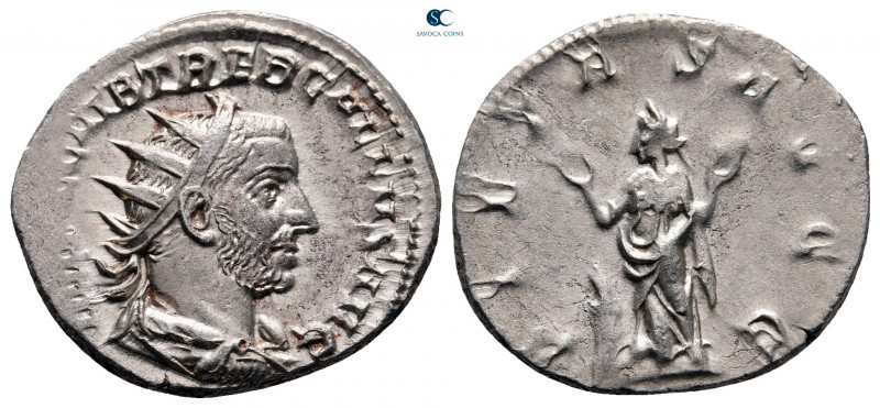 Trebonianus Gallus AD 251-253. Rome
Antoninianus AR

22 mm, 3,61 g



ver...