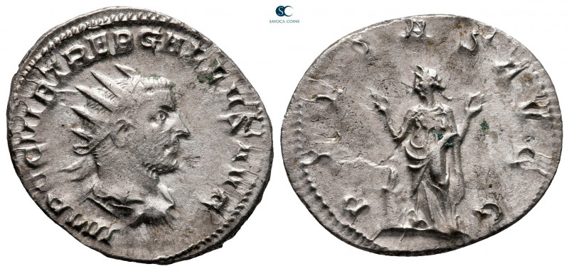 Trebonianus Gallus AD 251-253. Rome
Antoninianus AR

24 mm, 4,23 g



ver...