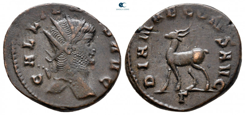 Gallienus AD 253-268. Rome
Antoninianus Æ

21 mm, 3,43 g



very fine