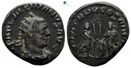 Valerian I AD 253-260. Antioch. Billon Antoninianus