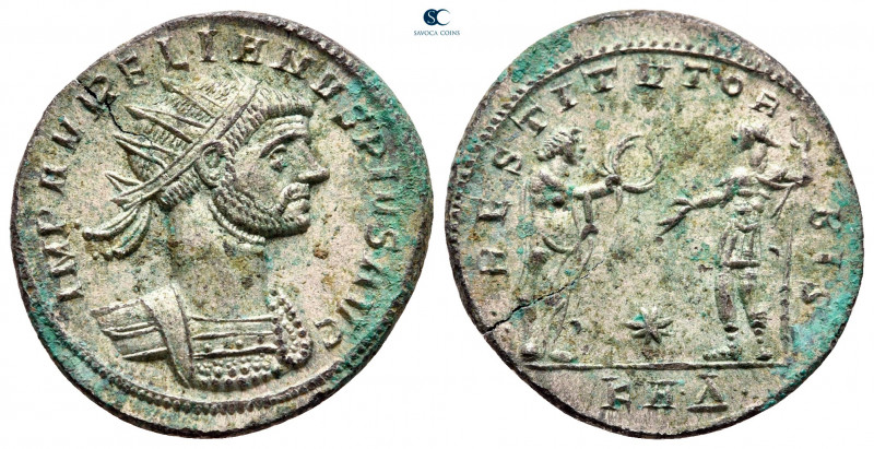 Aurelian AD 270-275. Serdica
Billon Antoninianus

23 mm, 3,74 g



very f...