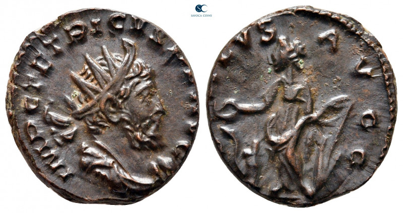 Tetricus I AD 271-274. Rome
Antoninianus Æ

19 mm, 3,49 g



very fine
