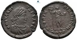 Arcadius AD 383-408. Antioch. Follis Æ