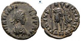 Arcadius AD 383-408. Antioch. Follis Æ