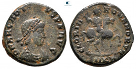 Arcadius AD 383-408. Cyzicus. Follis Æ