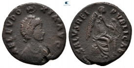 Aelia Eudoxia AD 400-404. Uncertain mint. Follis Æ