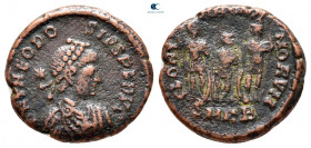 Theodosius II AD 402-450. Cyzicus. Follis Æ