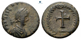 Theodosius II AD 402-450. Uncertain mint. Nummus Æ