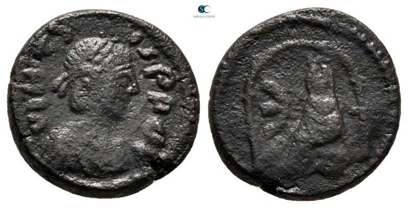 Justin I AD 518-527. Antioch
Pentanummium Æ

14 mm, 2,30 g



very fine