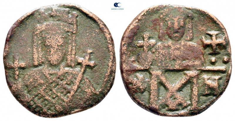 Constantine VI with Irene AD 780-797. Constantinople
Follis or 40 Nummi Æ

19...