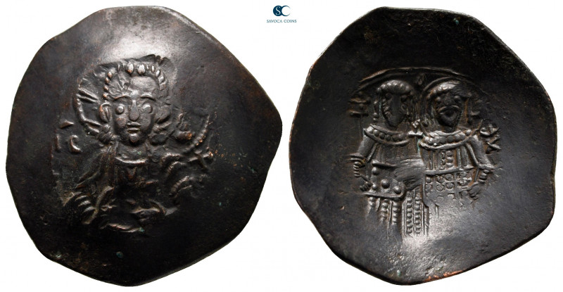 Alexius III Angelus-Comnenus AD 1195-1203. Constantinople
Trachy Æ

26 mm, 2,...
