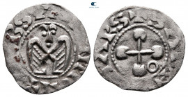 France. Provincial. Valence. Anonymous Bishops AD 1100-1200. Denier AR