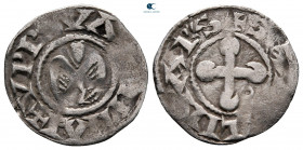 France. Provincial. Valence. Anonymous Bishops AD 1100-1200. Denier AR